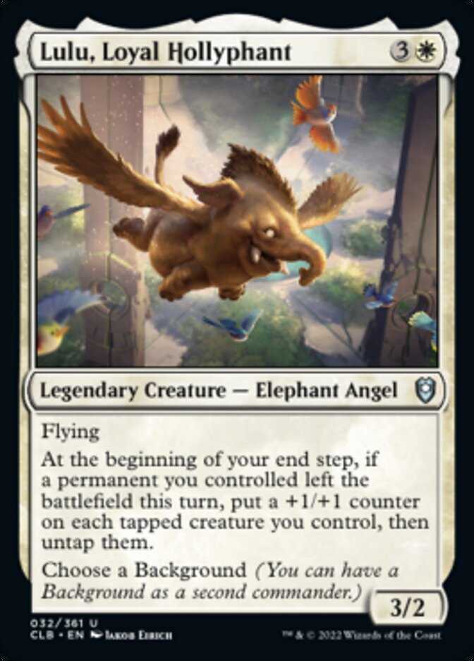 Lulu, Loyal Hollyphant [Commander Legends: Battle for Baldur's Gate] [Foil]