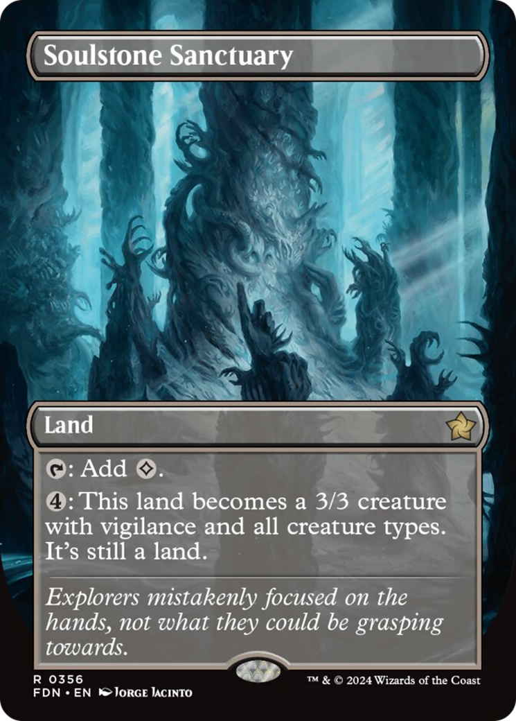 Soulstone Sanctuary (Borderless) [Foundations] [Foil]