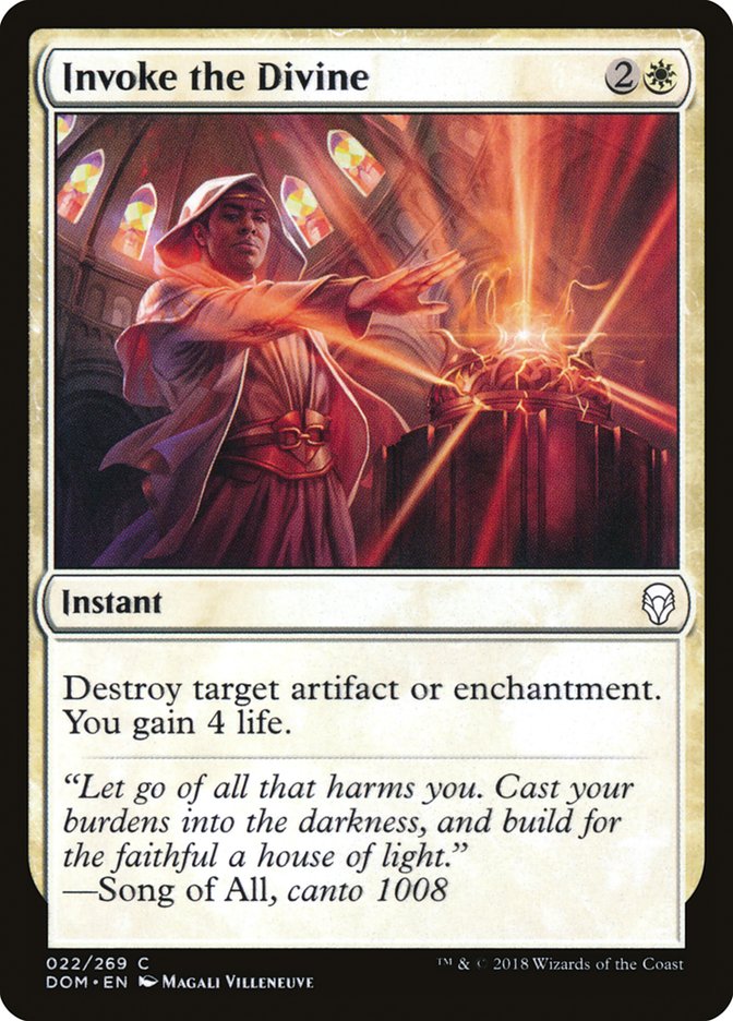 Invoke the Divine [Dominaria] [Foil]