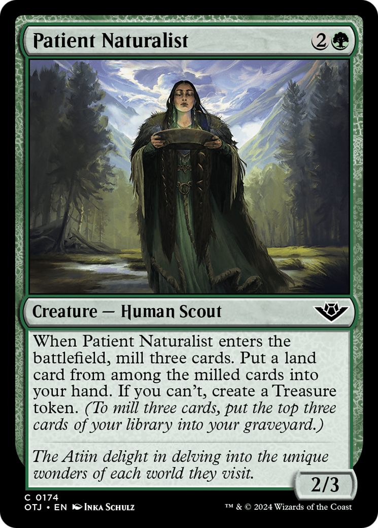 Patient Naturalist [Outlaws of Thunder Junction] [Foil]