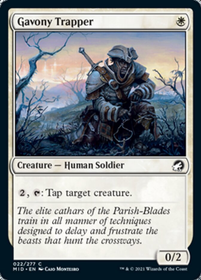 Gavony Trapper [Innistrad: Midnight Hunt] [Foil]