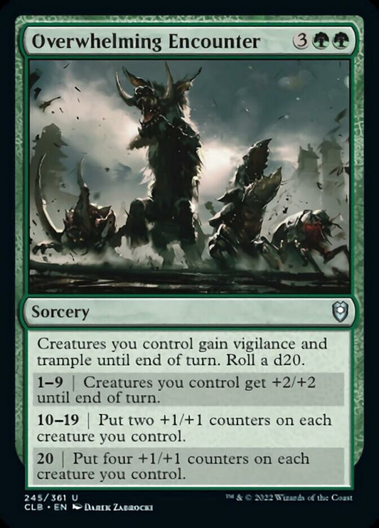 Overwhelming Encounter [Commander Legends: Battle for Baldur's Gate] [Foil]
