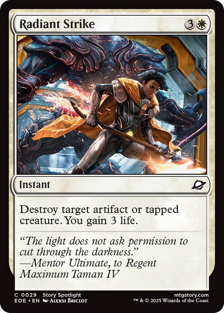 Radiant Strike [Edge of Eternities] [Foil]