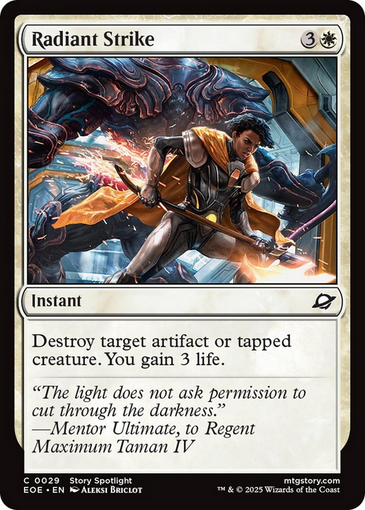 Radiant Strike [Edge of Eternities] [Foil]