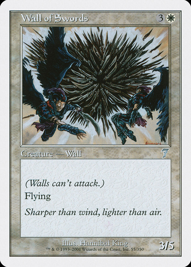 Wall of Swords [Seventh Edition] [Foil]