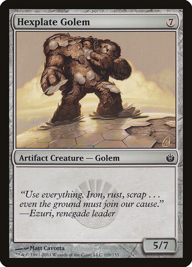 Hexplate Golem [Mirrodin Besieged] [Foil]