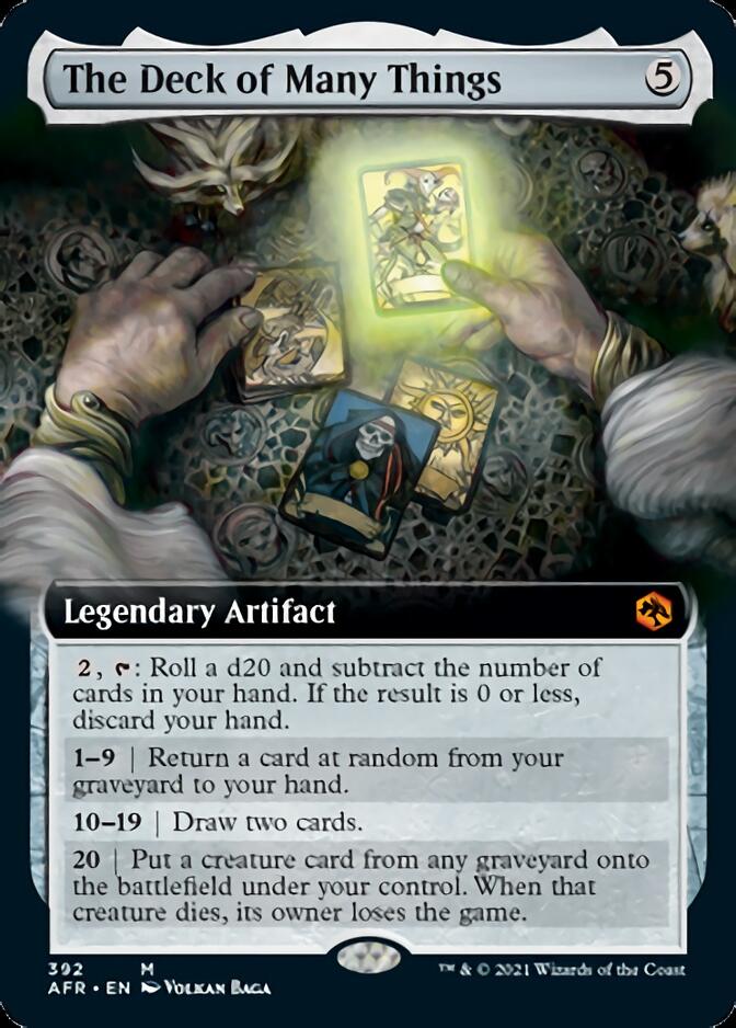 The Deck of Many Things (Extended Art) [Dungeons & Dragons: Adventures in the Forgotten Realms] [Foil]