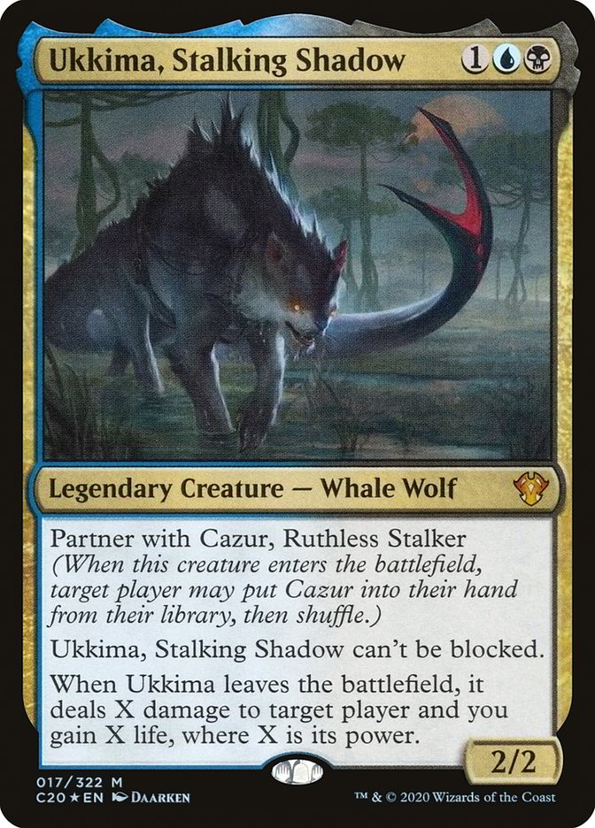 Ukkima, Stalking Shadow [Commander 2020] [Foil]