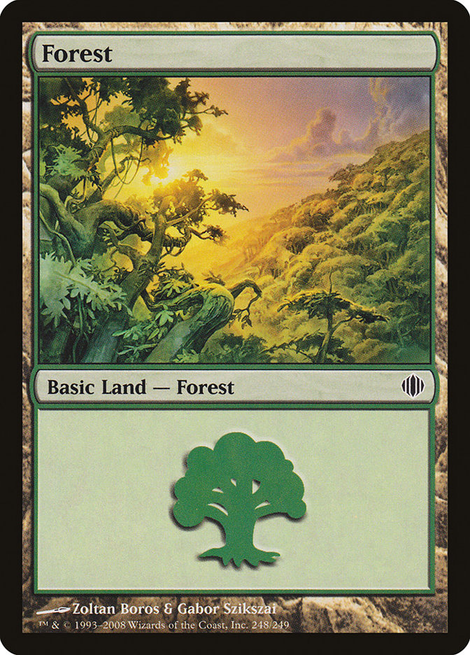 Forest (248) [Shards of Alara] [Foil]