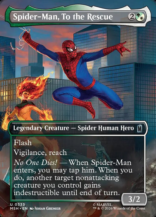 Spider-Man, To the Rescue (Borderless) [Marvel Super Heroes]