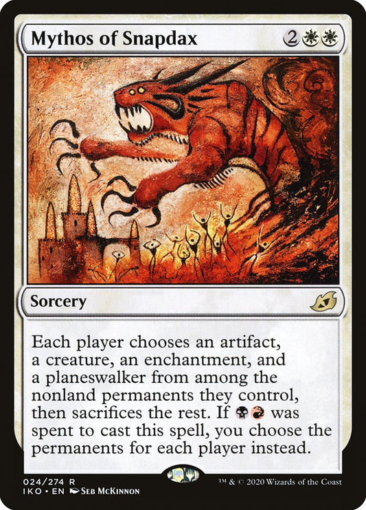 Mythos of Snapdax [Ikoria: Lair of Behemoths] [Foil]