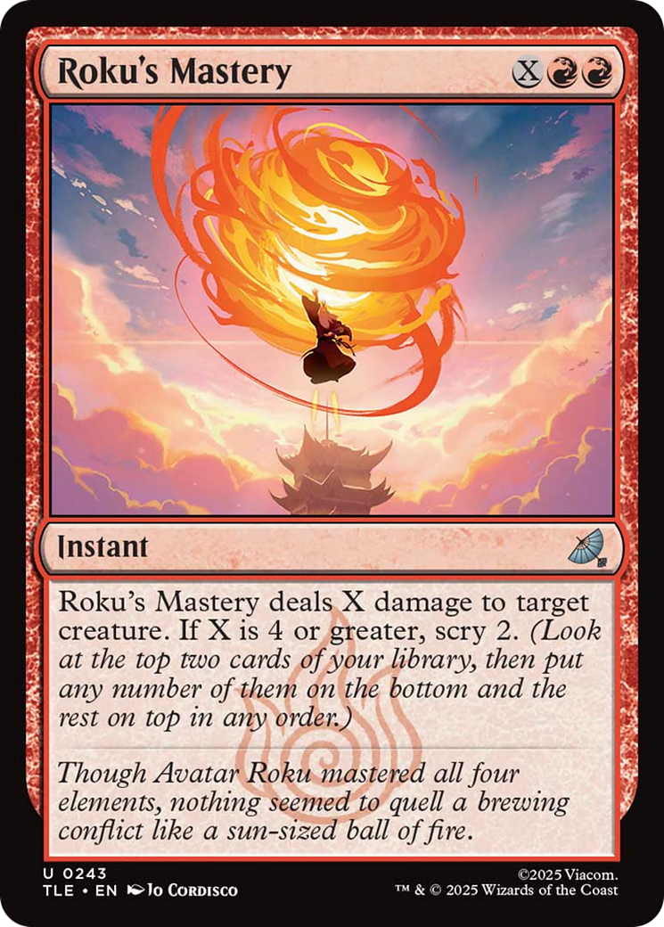 Roku's Mastery [Avatar: The Last Airbender: Eternal-Legal] [Foil]