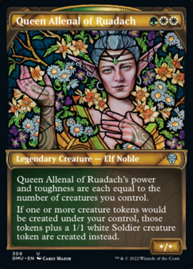 Queen Allenal of Ruadach (Showcase) [Dominaria United] [Foil]