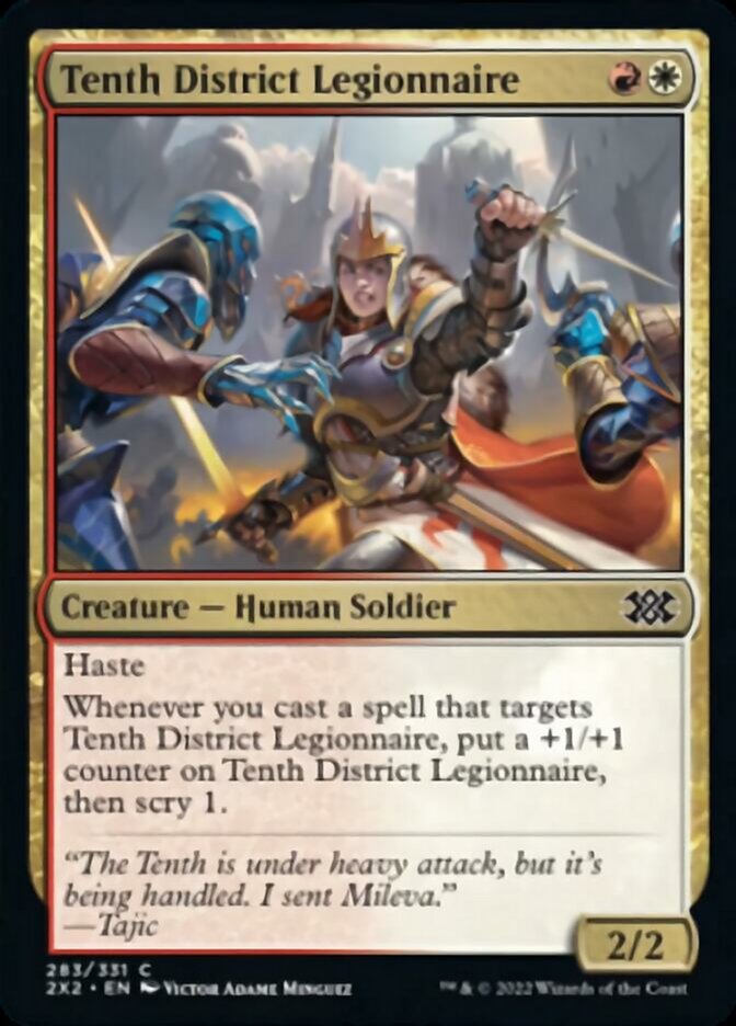 Tenth District Legionnaire [Double Masters 2022] [Foil]