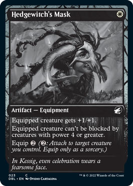 Hedgewitch's Mask [Innistrad: Double Feature] [Foil]