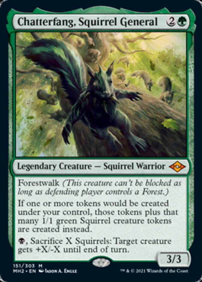 Chatterfang, Squirrel General [Modern Horizons 2] [Foil]