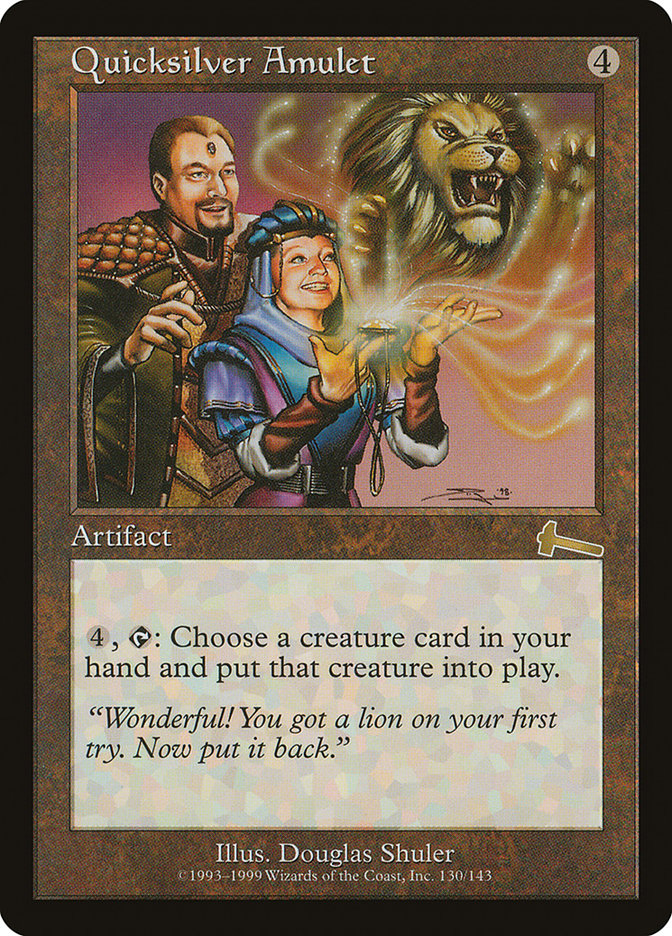 Quicksilver Amulet [Urza's Legacy] [Foil]