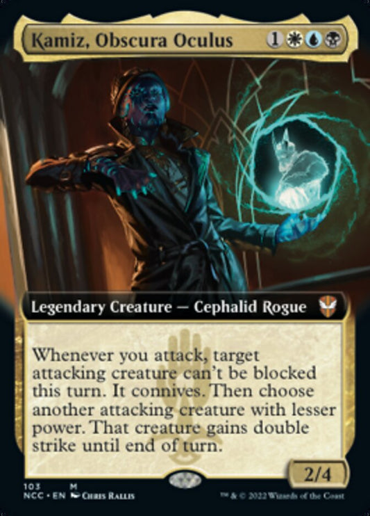 Kamiz, Obscura Oculus (Extended Art) [Streets of New Capenna Commander] [Foil]