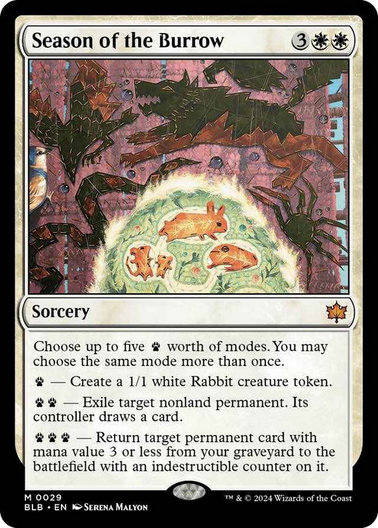 Season of the Burrow [Bloomburrow] [Foil]