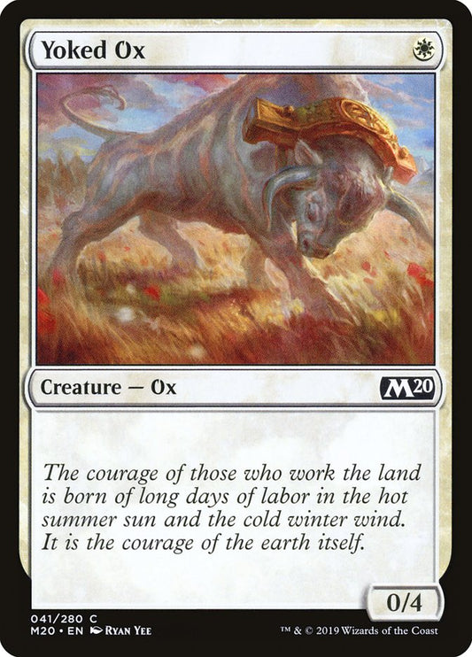 Yoked Ox [Core Set 2020] [Foil]
