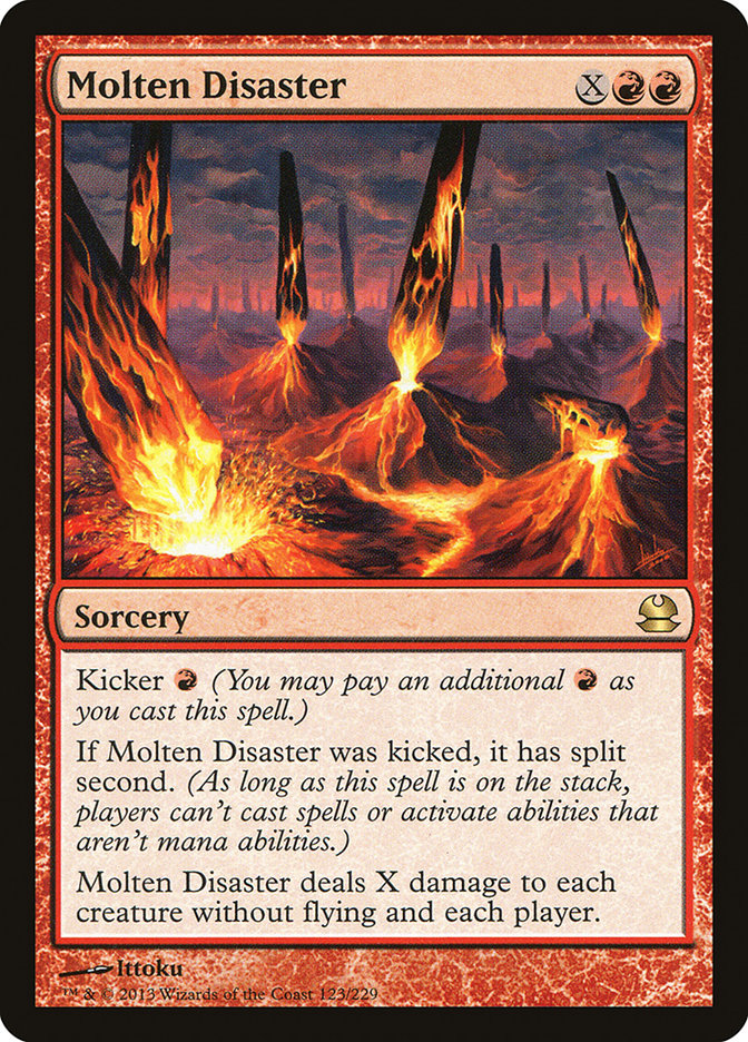 Molten Disaster [Modern Masters] [Foil]
