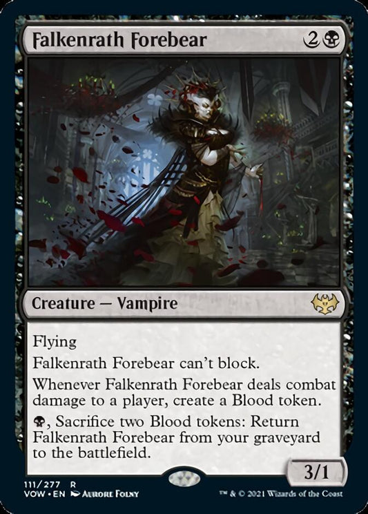 Falkenrath Forebear [Innistrad: Crimson Vow] [Foil]