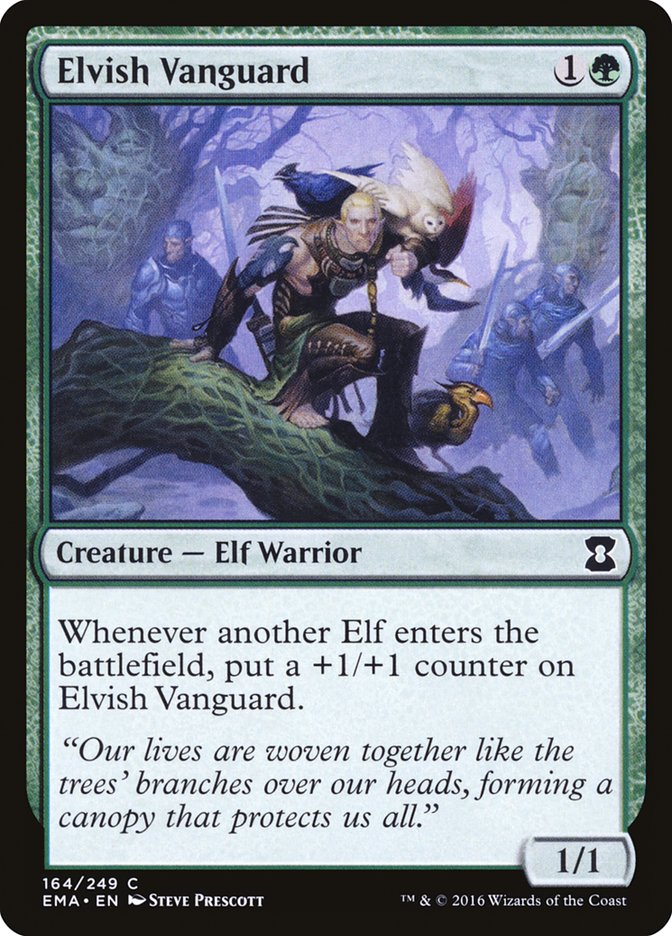 Elvish Vanguard [Eternal Masters] [Foil]