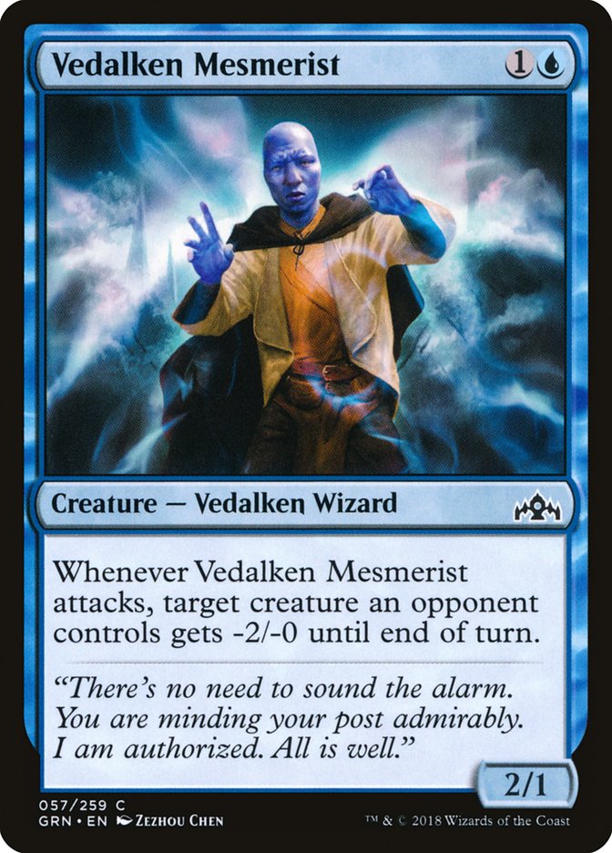 Vedalken Mesmerist [Guilds of Ravnica] [Foil]