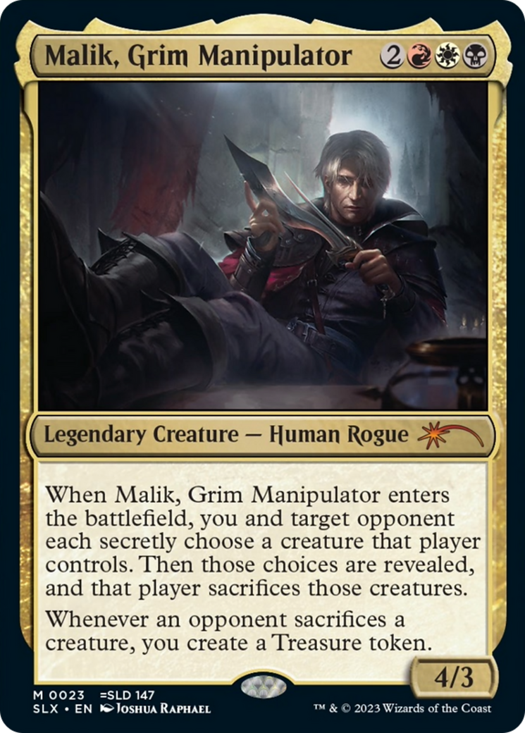 Malik, Grim Manipulator [Secret Lair: Universes Within] [Foil]