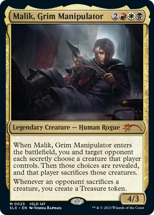 Malik, Grim Manipulator [Secret Lair: Universes Within] [Foil]