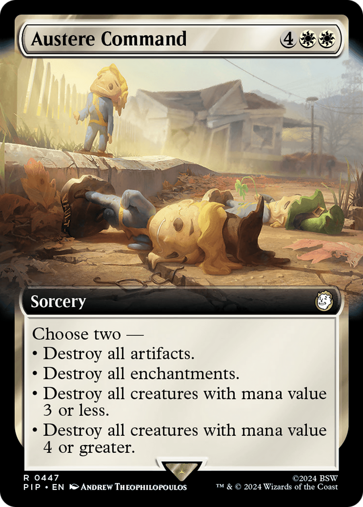 Austere Command (Extended Art) [Fallout] [Foil]