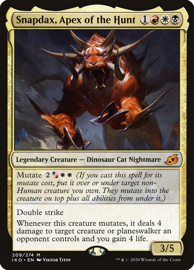 Snapdax, Apex of the Hunt [Ikoria: Lair of Behemoths] [Foil]