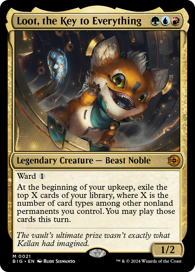 Loot, the Key to Everything [Outlaws of Thunder Junction: The Big Score] [Foil]