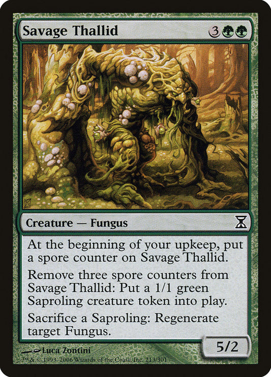 Savage Thallid [Time Spiral] [Foil]