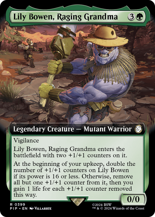 Lily Bowen, Raging Grandma (Extended Art) [Fallout] [Foil]