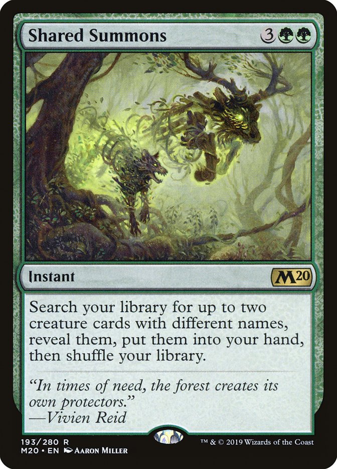 Shared Summons [Core Set 2020] [Foil]