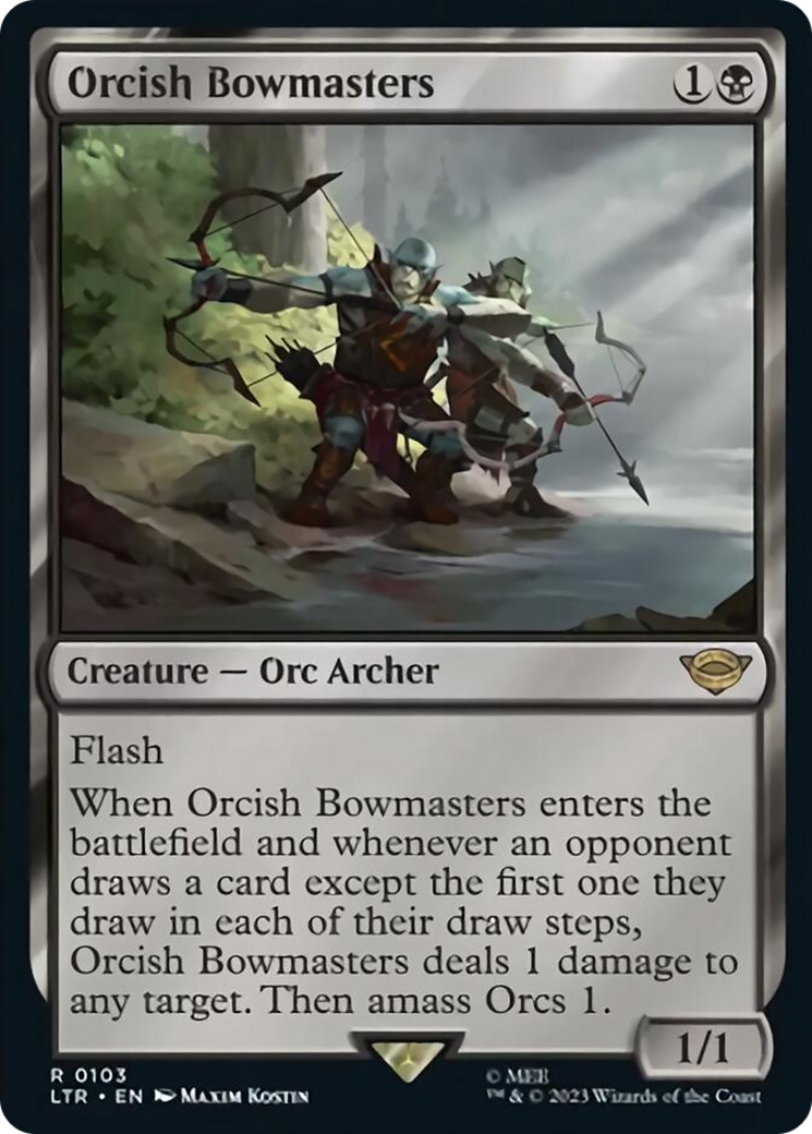 Orcish Bowmasters [The Lord of the Rings: Tales of Middle-Earth] [Foil]