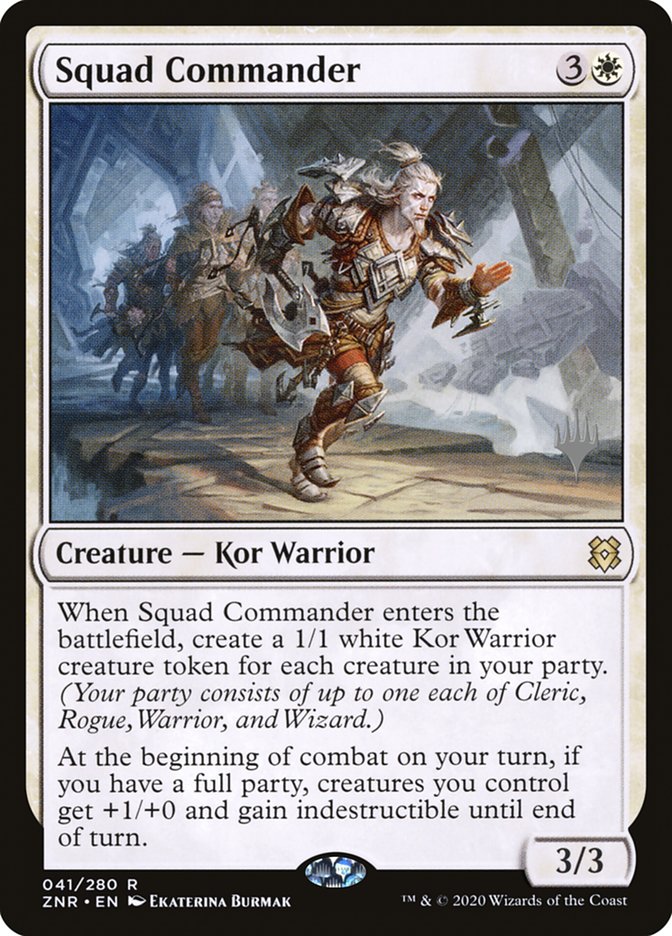 Squad Commander (Promo Pack) [Zendikar Rising Promos] [Foil]