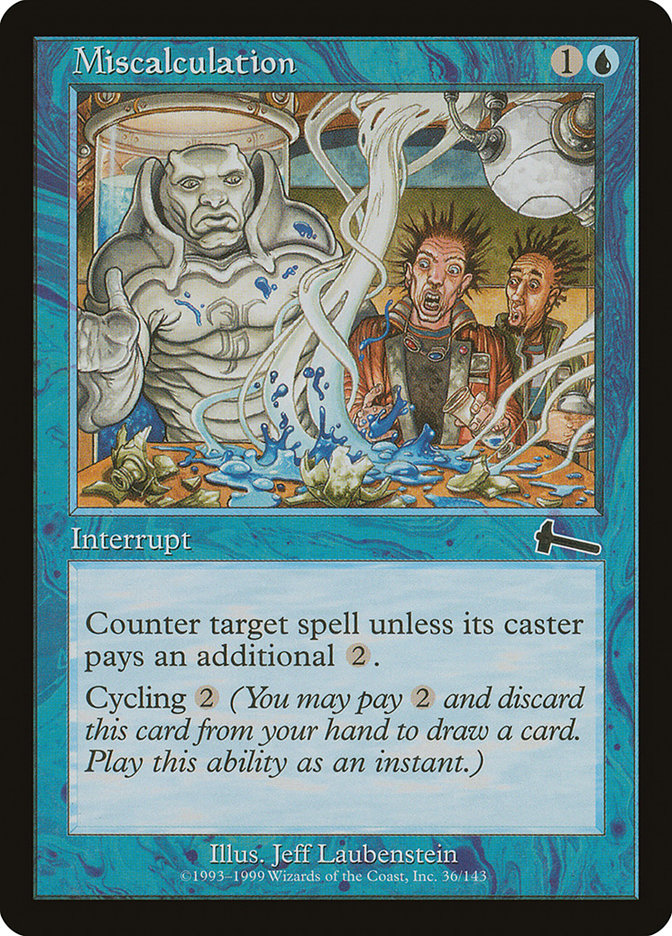 Miscalculation [Urza's Legacy] [Foil]