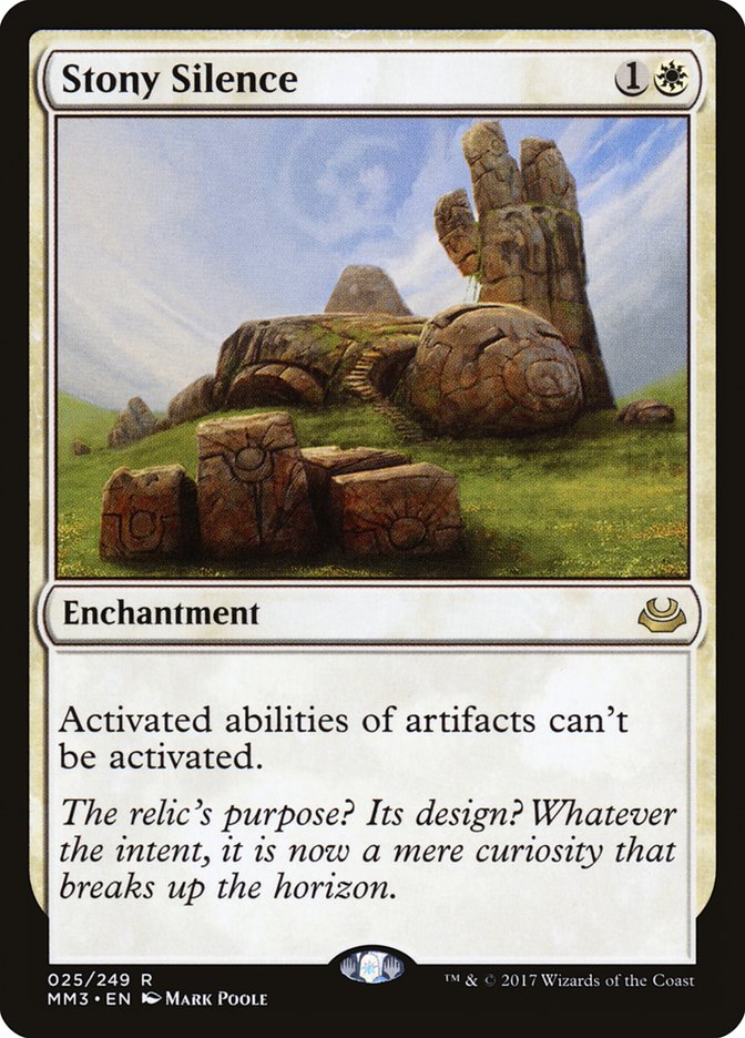 Stony Silence [Modern Masters 2017] [Foil]