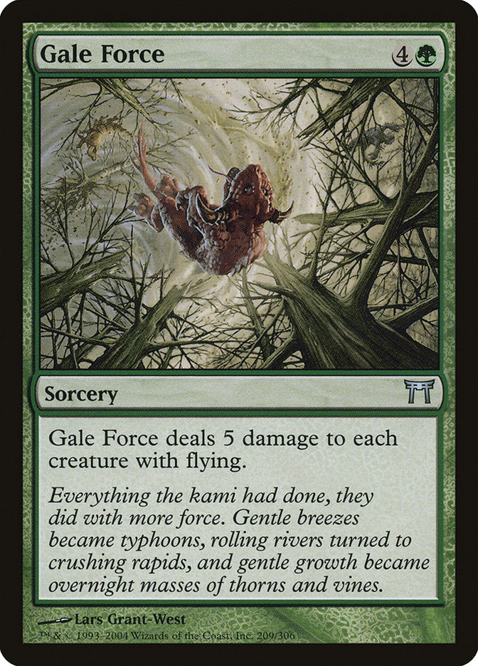 Gale Force [Champions of Kamigawa] [Foil]
