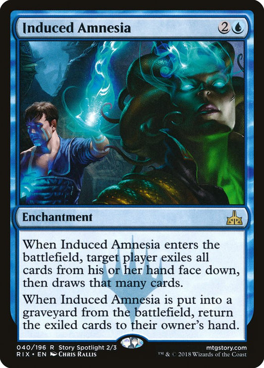 Induced Amnesia [Rivals of Ixalan] [Foil]