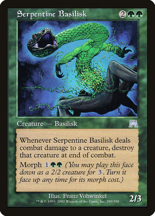 Serpentine Basilisk [Onslaught] [Foil]