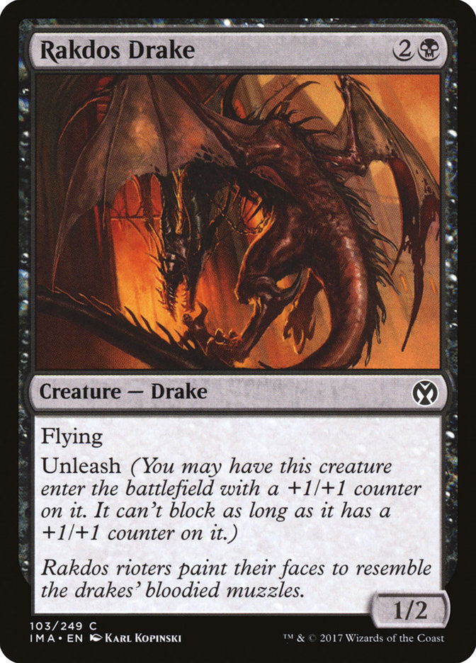 Rakdos Drake [Iconic Masters] [Foil]
