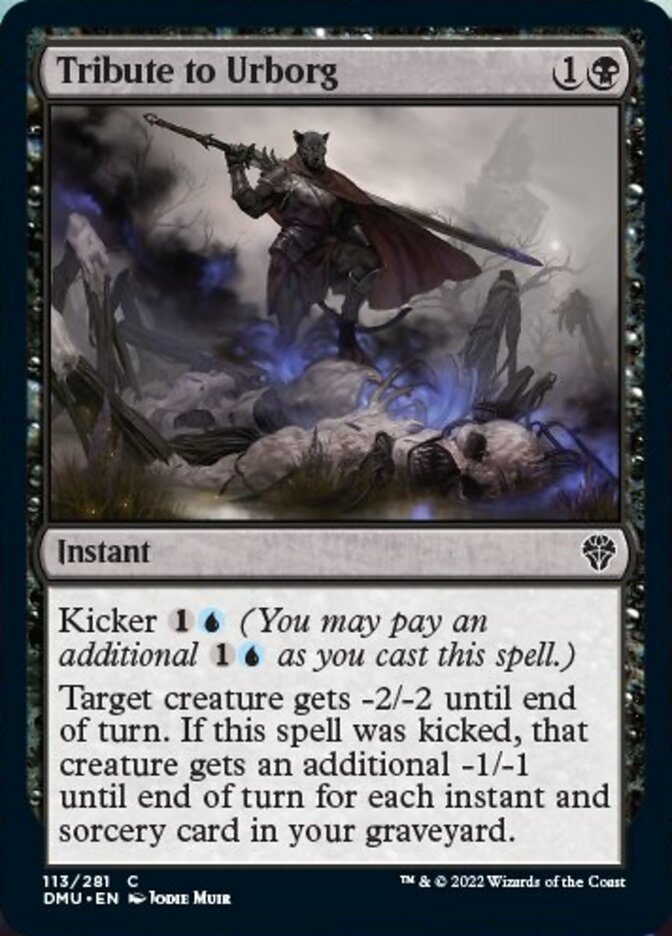 Tribute to Urborg [Dominaria United] [Foil]