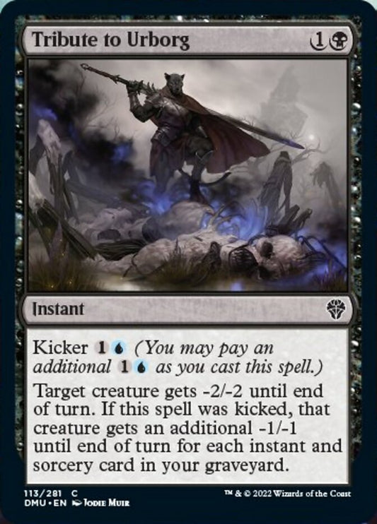 Tribute to Urborg [Dominaria United] [Foil]