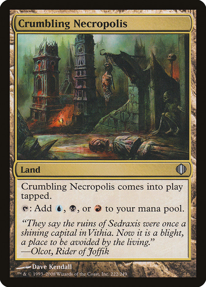 Crumbling Necropolis [Shards of Alara] [Foil]