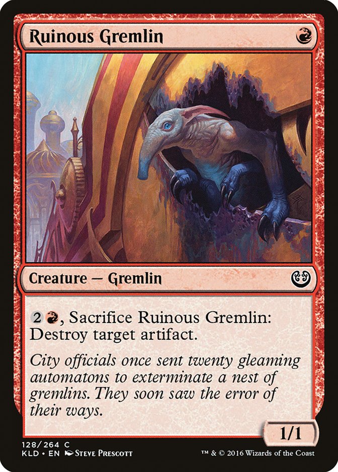 Ruinous Gremlin [Kaladesh] [Foil]