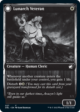 Lunarch Veteran // Luminous Phantom [Innistrad: Double Feature] [Foil]