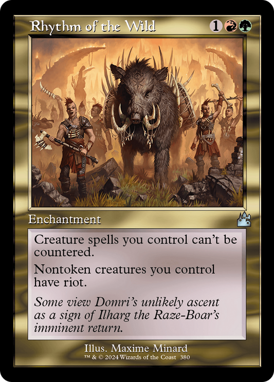 Rhythm of the Wild (Retro Frame) [Ravnica Remastered] [Foil]